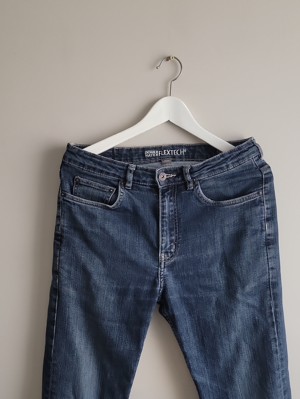 Denver Hayes Slim Fit Dark Blue Jeans